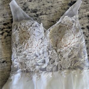 Elegant White Beach Wedding Dress